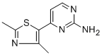 Structure of 4-(2,4-DIMETHYL-1,3-THIAZOL-5-YL)PYRIMIDIN-2-AMINE