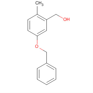 Structure of Benzenemethanol, a-methyl-4-(phenylmethoxy)-