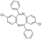 Structure of 2,8-DICHLORO-6,12-DIPHENYLDIBENZO(B,F)(1,5)DIAZOCINE