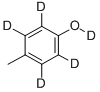 Structure of P-CRESOL-2,3,5,6-D4,OD
