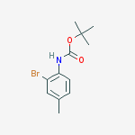 Structure of 2-Methyl-2-propanyl (2-bromo-4-methylphenyl)carbamate