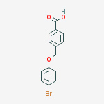 Structure of 4-(4-BROMO-PHENOXYMETHYL)-BENZOIC ACID