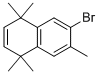 6-BROMO-1,1,4,4,7-PENTAMETHYL-1,4-DIHYDRO-NAPHTHALENE结构式