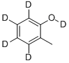 Structure of O-CRESOL-3,4,5,6-D4,OD