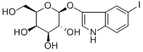Structure of 5-IODO-3-INDOLYL-BETA -D-GALACTOPYRANOSI
