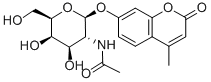 Structure of 4-Methylumbelliferyl-N-acetyl-beta-D-galactosaminide hydrate