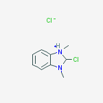 Structure of 2-CHLORO-1,3-DIMETHYL-1H-BENZIMIDAZOL-3-IUM CHLORIDE