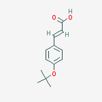 Structure of (e)-3-[4-[(2-methylpropan-2-yl)oxy]phenyl]prop-2-enoic Acid