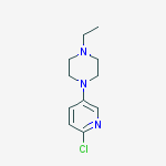 Structure of 1-(6-chloropyridin-3-yl)-4-ethylpiperazine