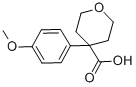 Structure of 4-(4-METHOXY-PHENYL)-TETRAHYDRO-PYRAN-4-CARBOXYLIC ACID