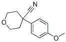 Structure of 4-(4-methoxyphenyl)tetrahydro-2H-pyran-4-carbonitrile