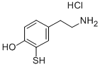 3-MERCAPTOTYRAMINE, HYDROCHLORIDE结构式