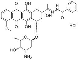 Structure of ZORUBICIN HCL