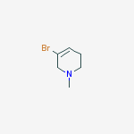 Structure of 3-Bromo-1-methyl-1,2,5,6-tetrahydropyridine