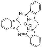 Structure of BORON SUBPHTHALOCYANINE CHLORIDE