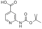 Structure of 2-Boc-amino-4-pyridinecarboxylic acid