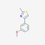 Structure of 4-(3-Methoxyphenyl)-2-methyl-1,3-thiazole