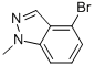 Structure of 4-BROMO-1-METHYL-1H-INDAZOLE