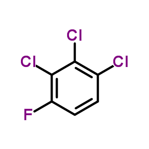 Structure of 1,2,3-trichloro-4-fluorobenzene
