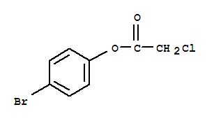 Structure of 4-bromophenyl chloroacetate