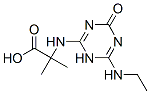 2-[N-[6-(Ethylamino)-1,4-dihydro-4-oxo-1,3,5-triazin-2-yl]amino]-2-methylpropionic acid结构式