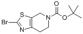 Structure of tert-butyl 2-bromo-6,7-dihydrothiazolo[5,4-c]pyridine-5(4H)-carboxylate