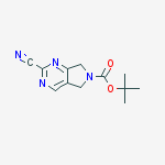 Structure of tert-Butyl 2-cyano-5H-pyrrolo[3,4-d]pyrimidine-6(7H)-carboxylate