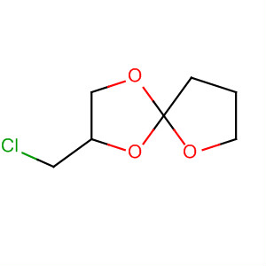 1,4,6-Trioxaspiro[4.4]nonane, 2-(chloromethyl)-结构式