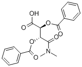 Structure of (-)-O,O-DIBENZOYL-L-TARTARIC ACID MONO(DIMETHYLAMIDE)