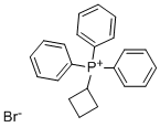 Structure of CYCLOBUTYLTRIPHENYLPHOSPHONIUM BROMIDE