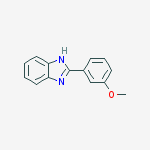 Structure of 2-(3-Methoxyphenyl)-1h-Benzimidazole