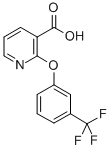 Structure of 2-[3-(TRIFLUOROMETHYL)PHENOXY]NICOTINIC ACID