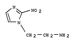 2-(2-nitro-1H-imidazol-1-yl)ethanamine结构式