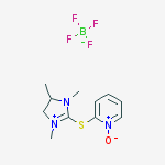 Structure of 3,4,5,6-Tetrahydro-1,3-dimethyl-2-[(1-oxido-2-pyridinyl)thio]pyrimidinium tetrafluoroborate