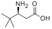 3-叔丁基-D-Β-丙氨酸/(R)-3-氨基-4,4-二甲基戊酸结构式