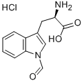 Structure of H-D-TRP(FOR)-OH HCL