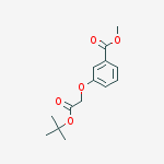 Structure of METHYL 3-(2-(TERT-BUTOXY)-2-OXOETHOXY)BENZOATE
