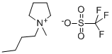 Structure of 1-BUTYL-METHYLPYRROLIDINIUM TRIFLUOROMETHANESULFONATE