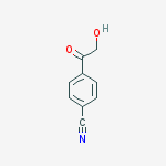 4-(2-hydroxyacetyl)benzonitrile结构式