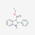 1H-Indole-3-carboxylic acid, 2-phenyl-, ethyl ester结构式