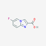 Structure of 6-FLUORO-IMIDAZO[1,2-A]PYRIDINE-2-CARBOXYLIC ACID