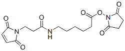 Structure of 6-(N-[3-MALEIMIDOPROPIONAMIDO])HEXANOATE-SUCCINIMIDE
