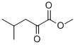 Structure of 4-Methyl-2-oxopentanoic acid methyl ester