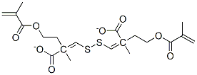 Structure of dithiodi-2,1-ethanediyl bismethacrylate