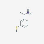 Benzenemethanamine, .alpha.-methyl-3-(methylthio)-, (.alpha.R)-结构式