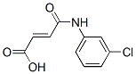Structure of 4-(3-CHLOROANILINO)-4-OXOBUT-2-ENOIC ACID