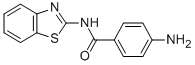 Structure of 4-Amino-N-(2-benzothiazolyl)benzamide