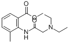 Structure of tolycaine