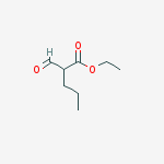 Structure of ethyl 2-formylpentanoate
