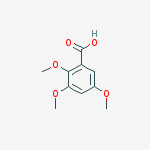 Structure of 2,3,5-trimethoxybenzoic acid